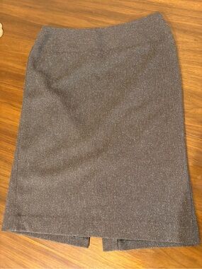 Rafaella Brown Pencil Skirt